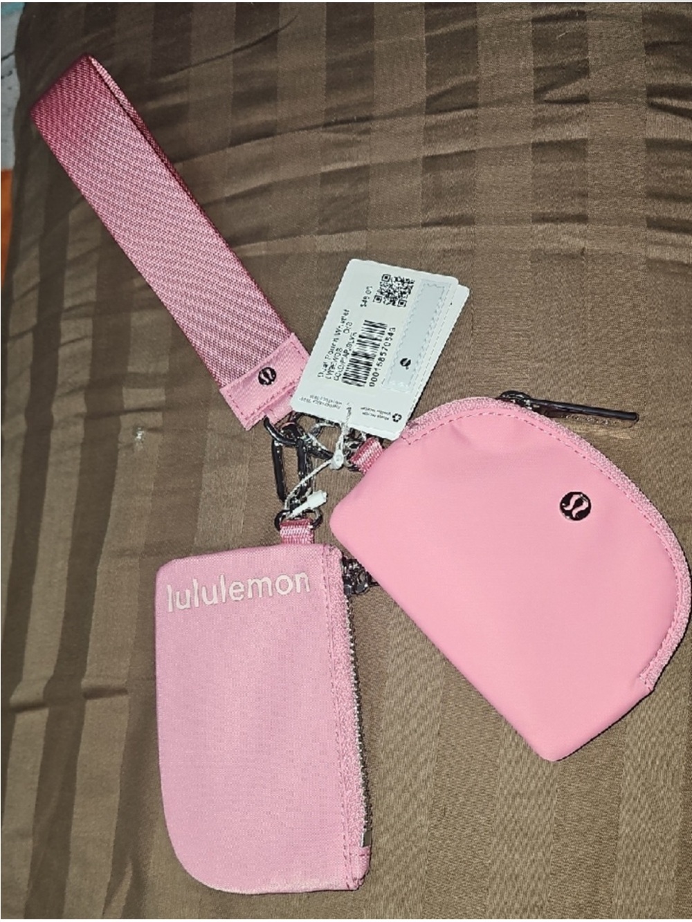 Lululemon Dual Pouch Wristlet Nwts, CCLD/PIAR/SLVR